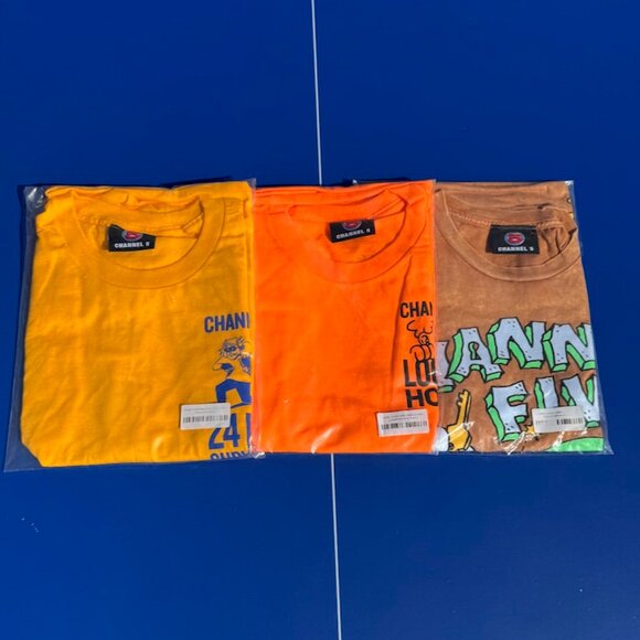 Channel 5 “24 Hour Surveillance” Tee (NWT / Gold) Size [L] - Picture 3 of 3